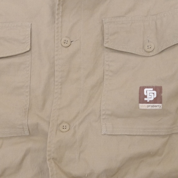 Mens State Property Canvas Jacket Light Brown 2xl..CLOSET CLEAROUT SALE - Picture 6 of 8